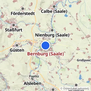 Kartenvorschau Bernburg (Saale)