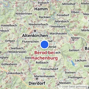 Kartenvorschau Berod bei Hachenburg