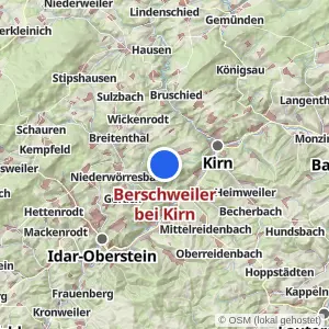 Kartenvorschau Berschweiler bei Kirn