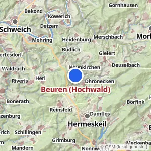 Kartenvorschau Beuren (Hochwald)
