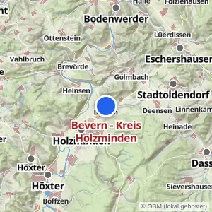 Kartenvorschau Bevern - Kreis Holzminden