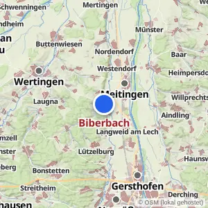 Kartenvorschau Biberbach