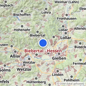 Kartenvorschau Biebertal - Hessen