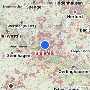 Kartenvorschau Bielefeld