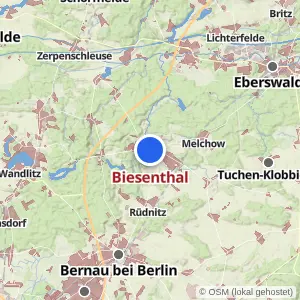Kartenvorschau Biesenthal