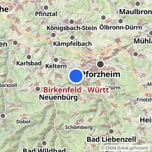 Kartenvorschau Birkenfeld - Württ