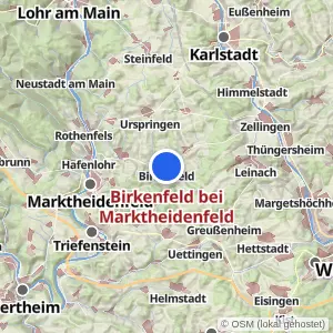 Kartenvorschau Birkenfeld bei Marktheidenfeld