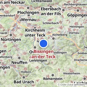 Kartenvorschau Bissingen an der Teck