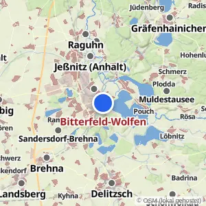 Kartenvorschau Bitterfeld-Wolfen