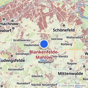 Kartenvorschau Blankenfelde-Mahlow