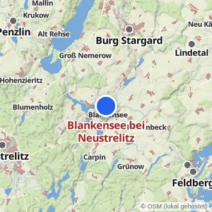 Kartenvorschau Blankensee bei Neustrelitz