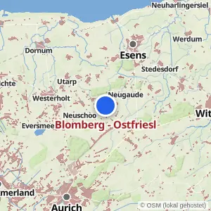 Kartenvorschau Blomberg - Ostfriesl