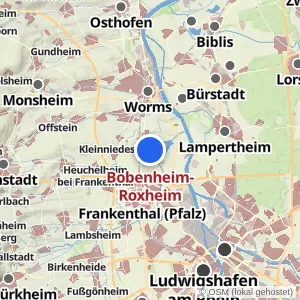 Kartenvorschau Bobenheim-Roxheim