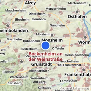 Kartenvorschau Bockenheim an der Weinstraße