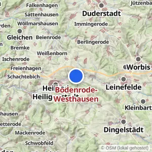 Kartenvorschau Bodenrode-Westhausen