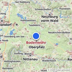 Kartenvorschau Bodenwöhr