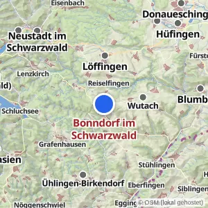 Kartenvorschau Bonndorf im Schwarzwald