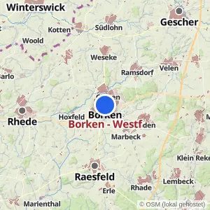 Kartenvorschau Borken - Westf