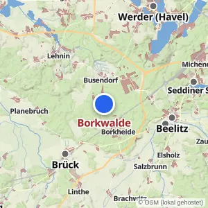 Kartenvorschau Borkwalde