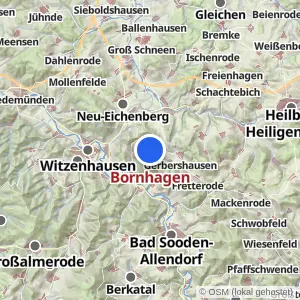 Kartenvorschau Bornhagen