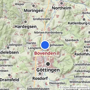 Kartenvorschau Bovenden