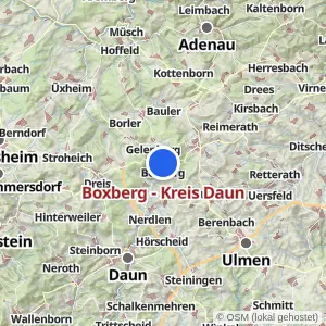 Kartenvorschau Boxberg - Kreis Daun