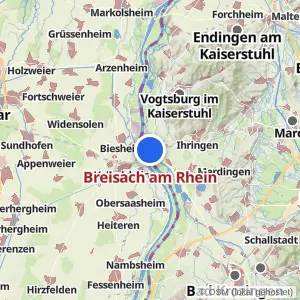 Kartenvorschau Breisach am Rhein