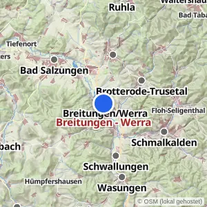 Kartenvorschau Breitungen - Werra