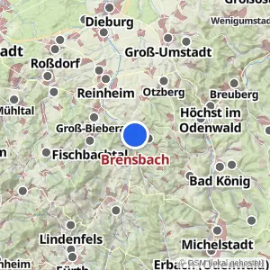 Kartenvorschau Brensbach