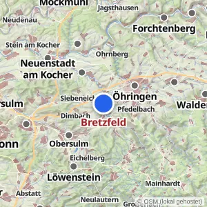 Kartenvorschau Bretzfeld