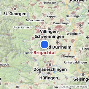 Kartenvorschau Brigachtal