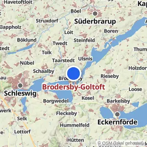 Kartenvorschau Brodersby-Goltoft