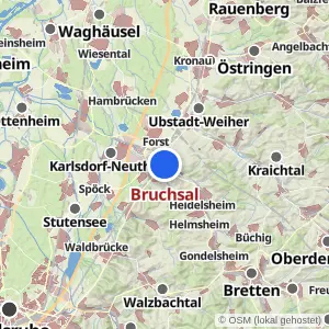 Kartenvorschau Bruchsal