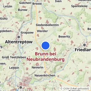 Kartenvorschau Brunn bei Neubrandenburg