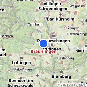 Kartenvorschau Bräunlingen