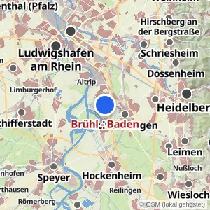 Kartenvorschau Brühl - Baden
