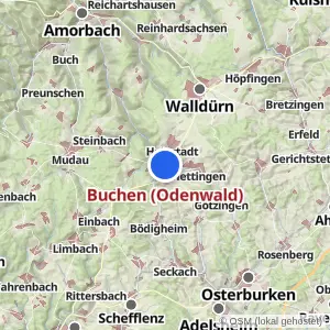 Kartenvorschau Buchen (Odenwald)