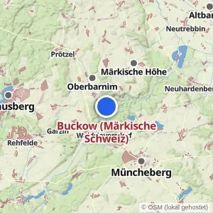 Kartenvorschau Buckow (Märkische Schweiz)