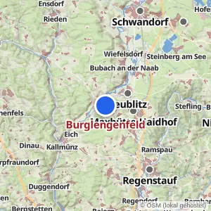Kartenvorschau Burglengenfeld