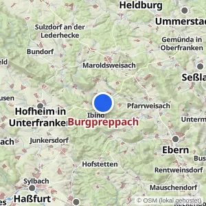 Kartenvorschau Burgpreppach