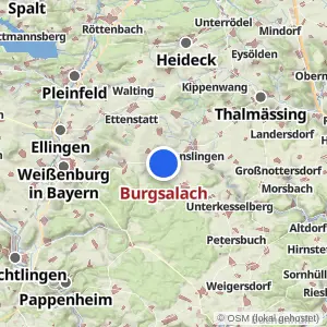 Kartenvorschau Burgsalach