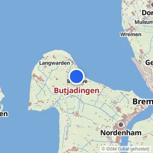 Kartenvorschau Butjadingen