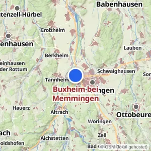 Kartenvorschau Buxheim bei Memmingen