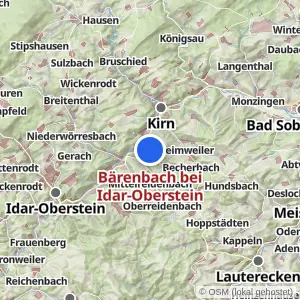 Kartenvorschau Bärenbach bei Idar-Oberstein