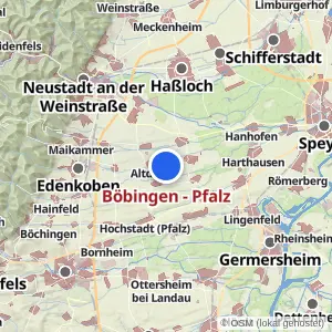 Kartenvorschau Böbingen - Pfalz