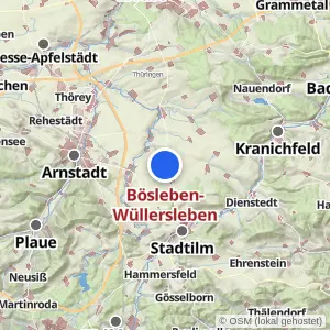 Kartenvorschau Bösleben-Wüllersleben