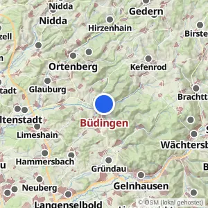 Kartenvorschau Büdingen