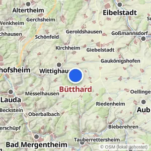 Kartenvorschau Bütthard