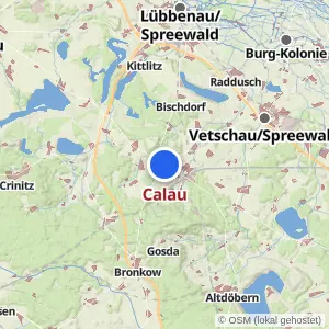Kartenvorschau Calau