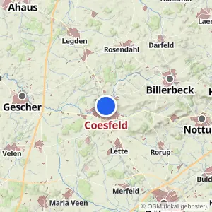 Kartenvorschau Coesfeld